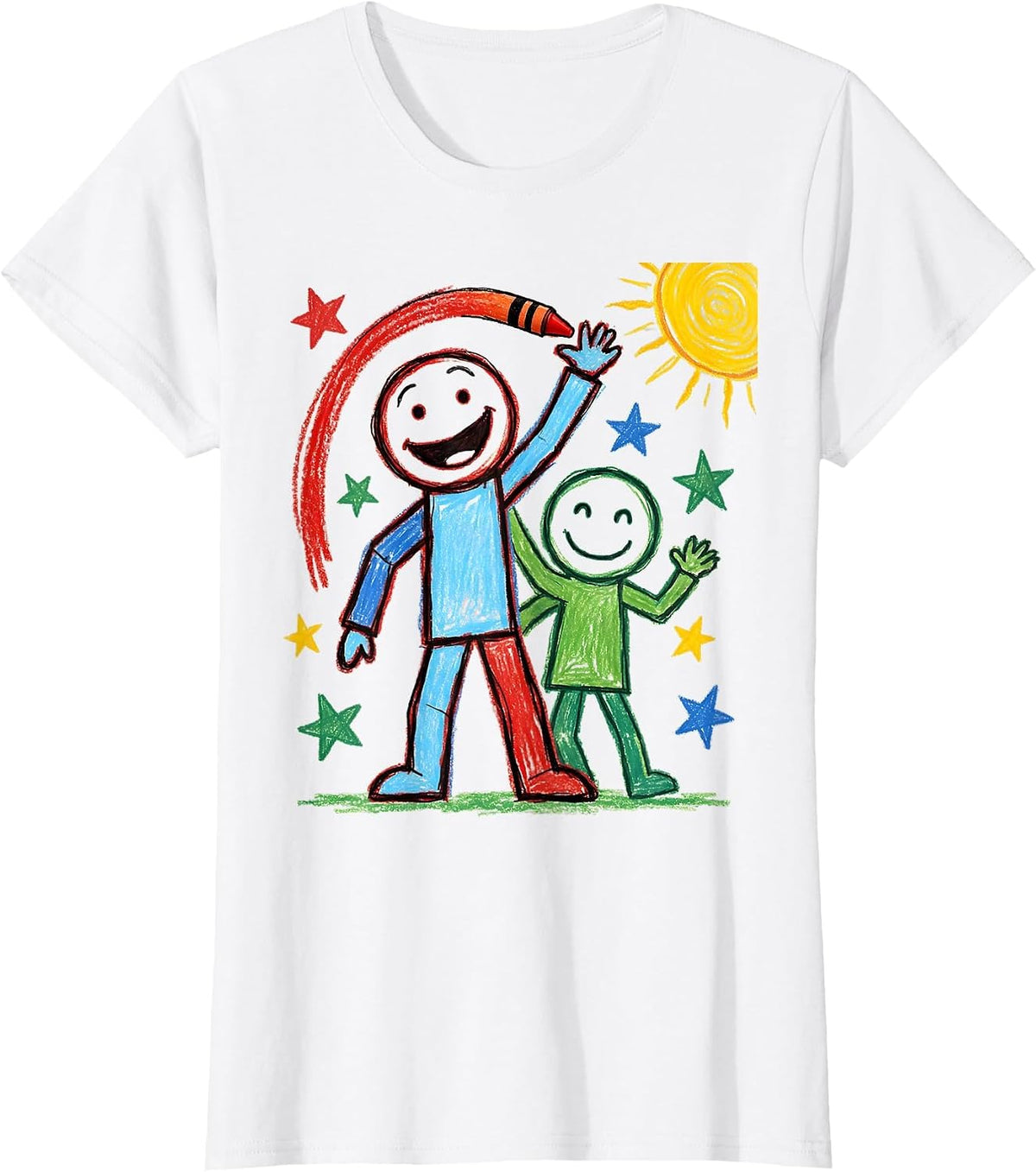 Women's Awkward Wave Back Funny Embarrassing Moment T-Shirt - White