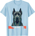 Men's Nope Funny Great Dane Dog Lover Breed Meme T-Shirt - Baby Blue