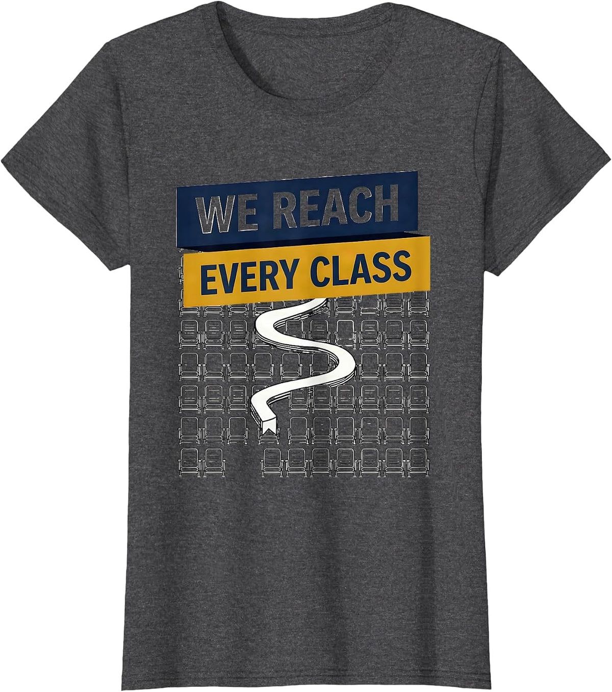 Women's We Reach Every Class Specials Squad Art Music PE Tech T-Shirt - Dark Heather Grey