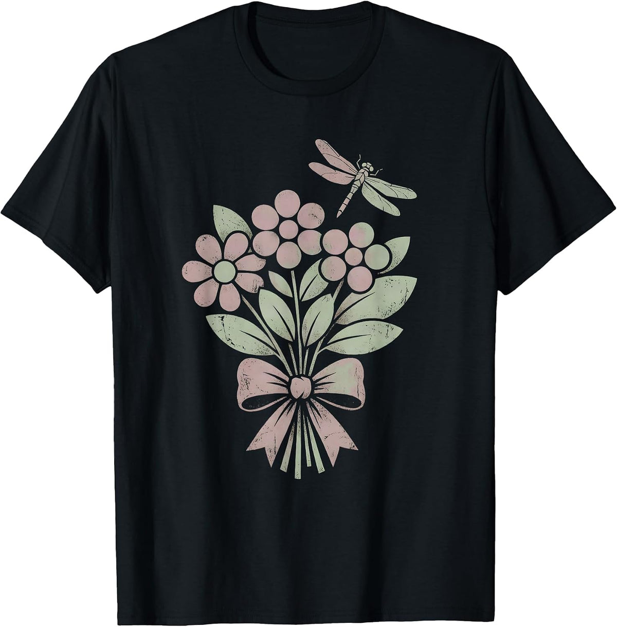 Men's Weightless Woman Floating in Deep Space Design T-Shirt - Black