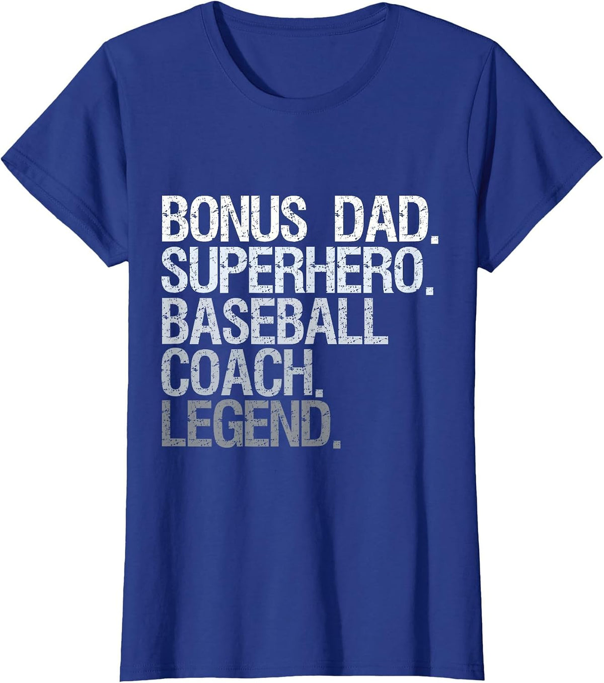Bonus dad Baseball Coach T-Shirt - Royal Blue