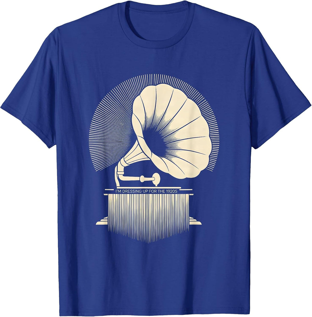 I'm Dressing Up For The 1920s Vintage Roaring 20s Party T-Shirt - Royal Blue