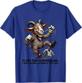 It Ate The Clothesline. I Quit Doing Laundry Outside. T-Shirt - Royal Blue