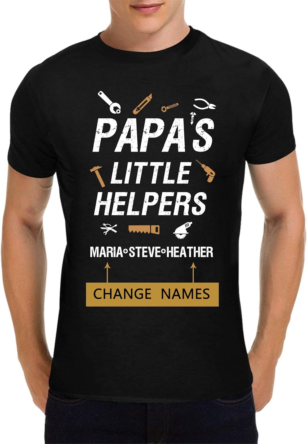 Funny Dad T-Shirt, Custom T Shirt for Dad Bonus Dad Stepdad, Personalized Dad Tee - Design #2