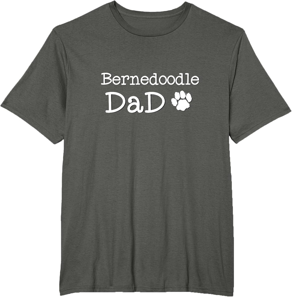 Bernedoodle Dad T-Shirt - Asphalt Grey