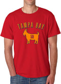 ALLNTRENDS Men's T Shirt Goat 12 Tshirt - Red
