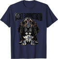 Basset Earministrator Funny Basset Hound Dog Lover Gift T-Shirt - Navy Blue