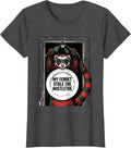 Women's My Ferret Stole The Mistletoe Funny Ferret Lover Gift T-Shirt - Dark Heather Grey