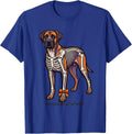 Great Danes Work The Costume Parade Funny Halloween Dog T-Shirt - Royal Blue