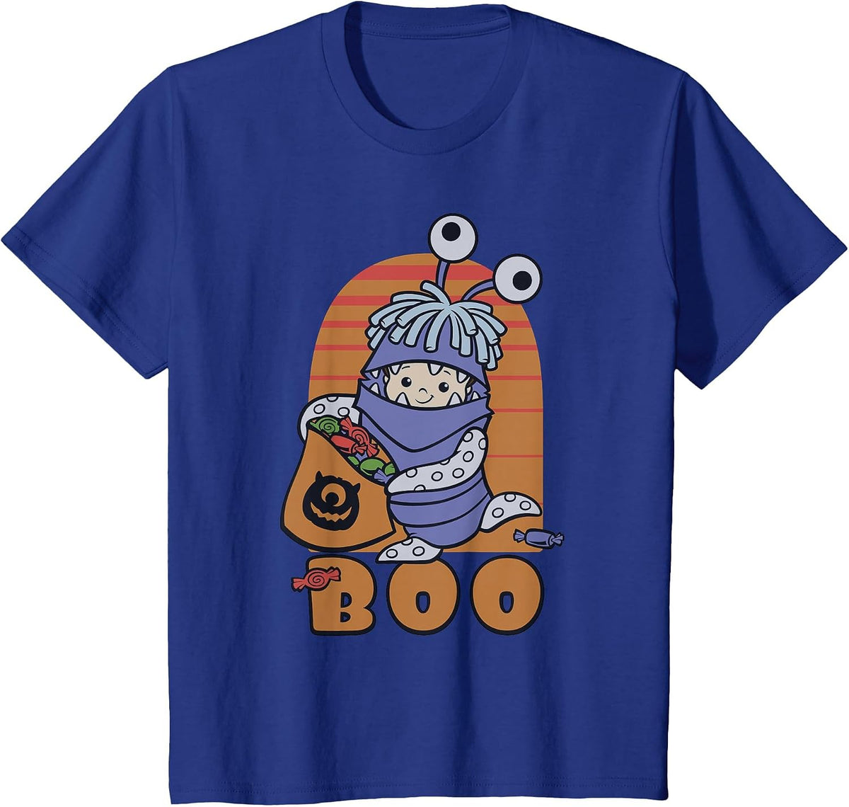 Disney Pixar Monster Inc Boo Halloween T-Shirt - Royal Blue