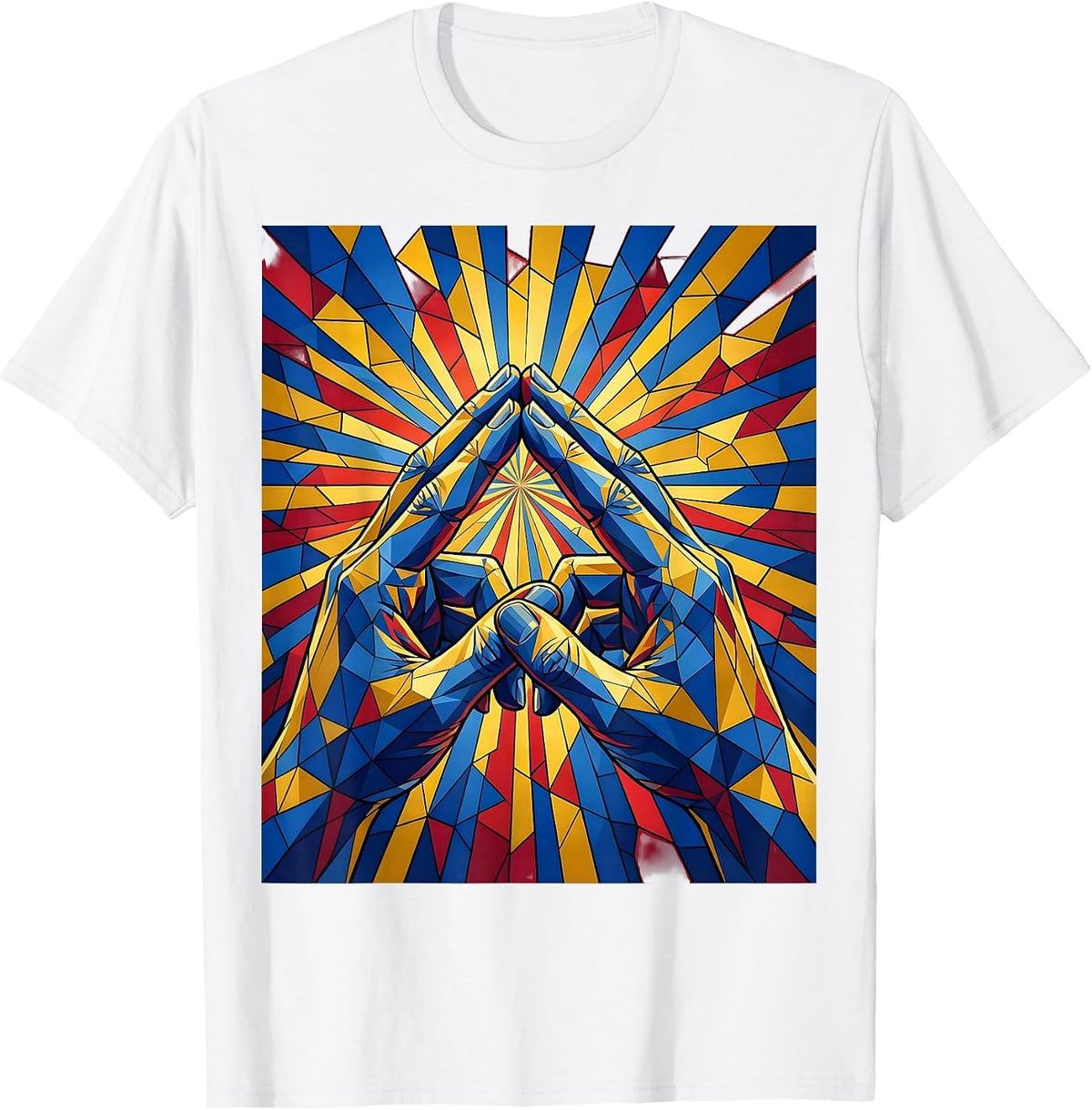 Men's Autism Awareness Bridge of Connection Design T-Shirt - White