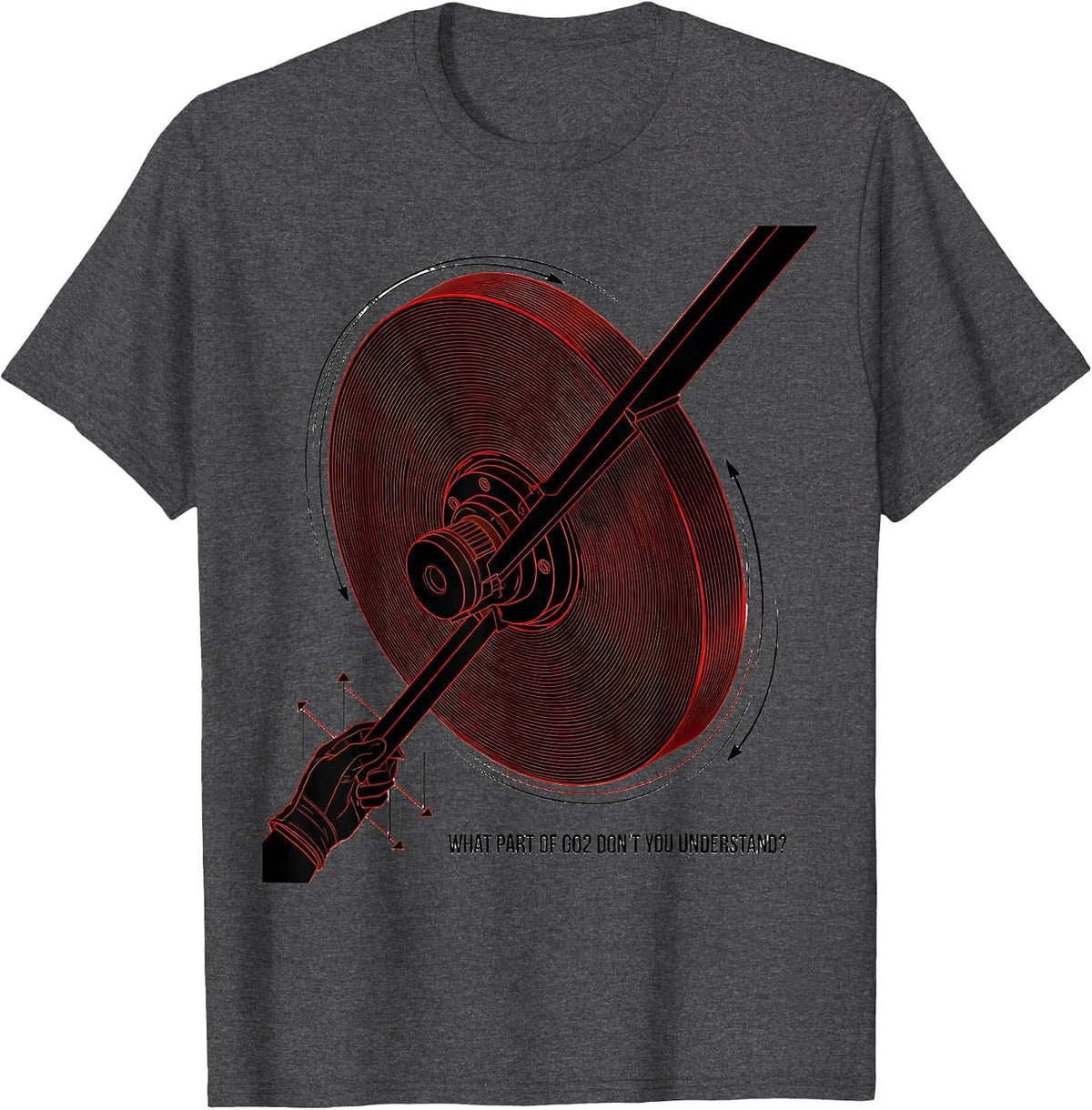 What Part Of G02 Don't You Understand? Cool CNC Machinist T-Shirt - Dark Heather Grey