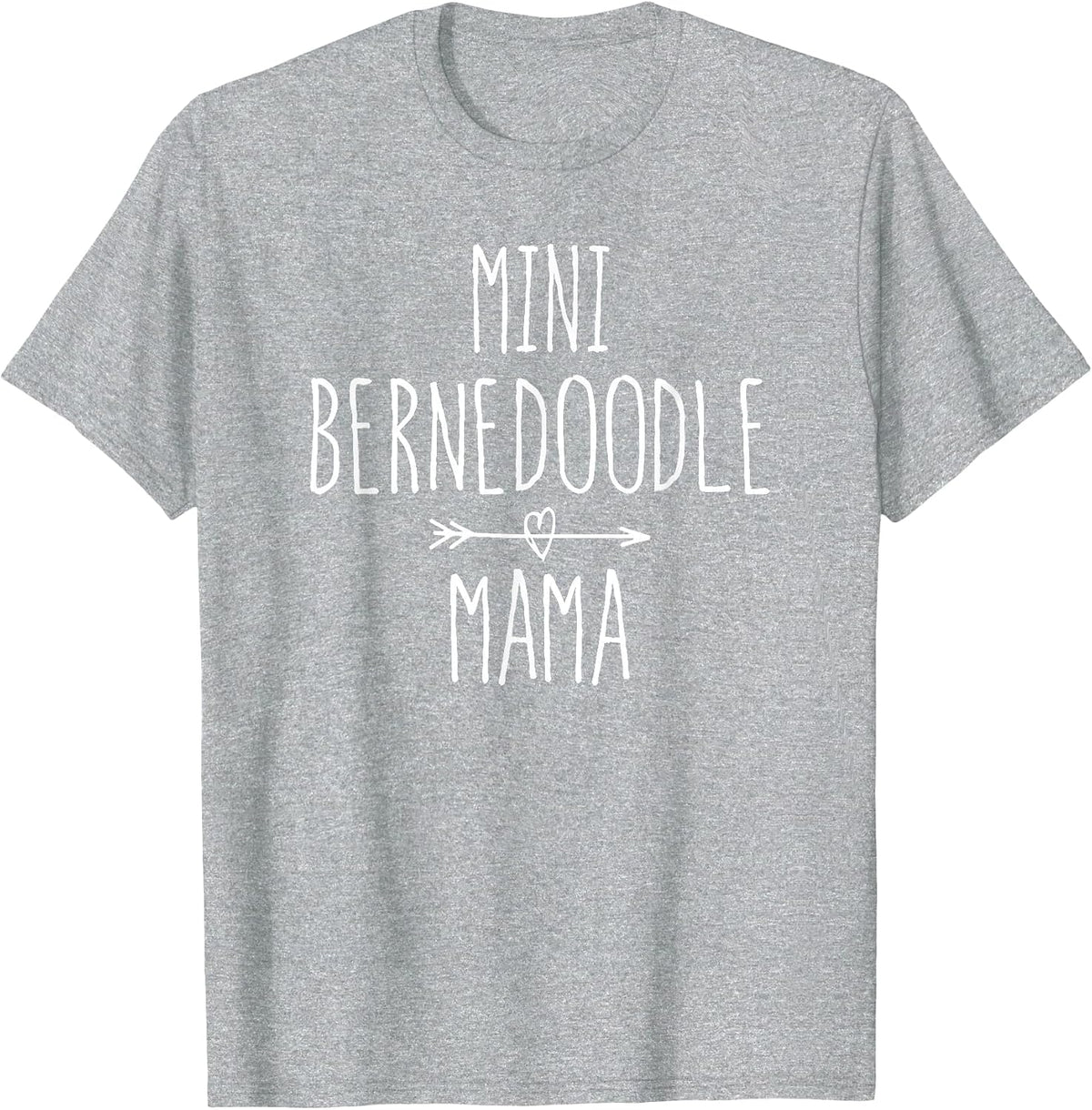 Mini Bernedoodle Mama T-Shirt - Heather Grey