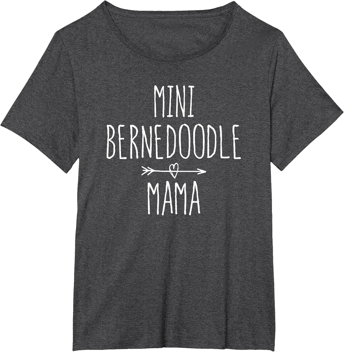 Mini Bernedoodle Mama T-Shirt - Dark Heather Grey