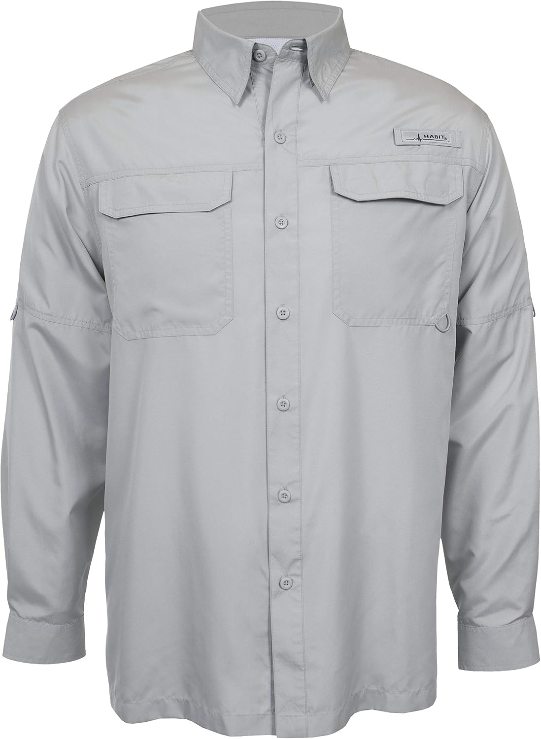 HABIT Men's Belcoast Long Sleeve River Guide Fishing Shirt - Dusk