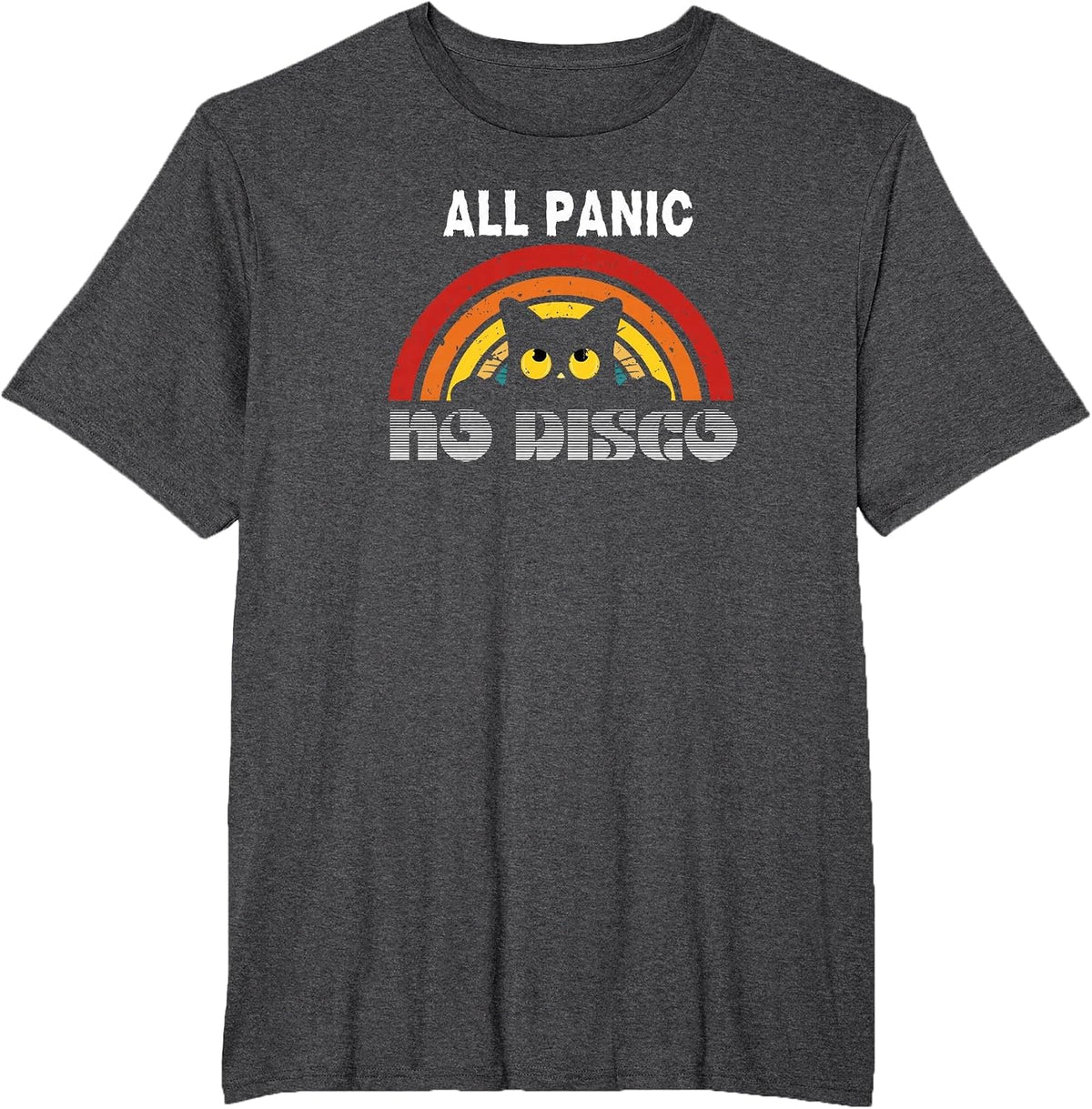 All Panic No Disco T-Shirt - Dark Heather Grey