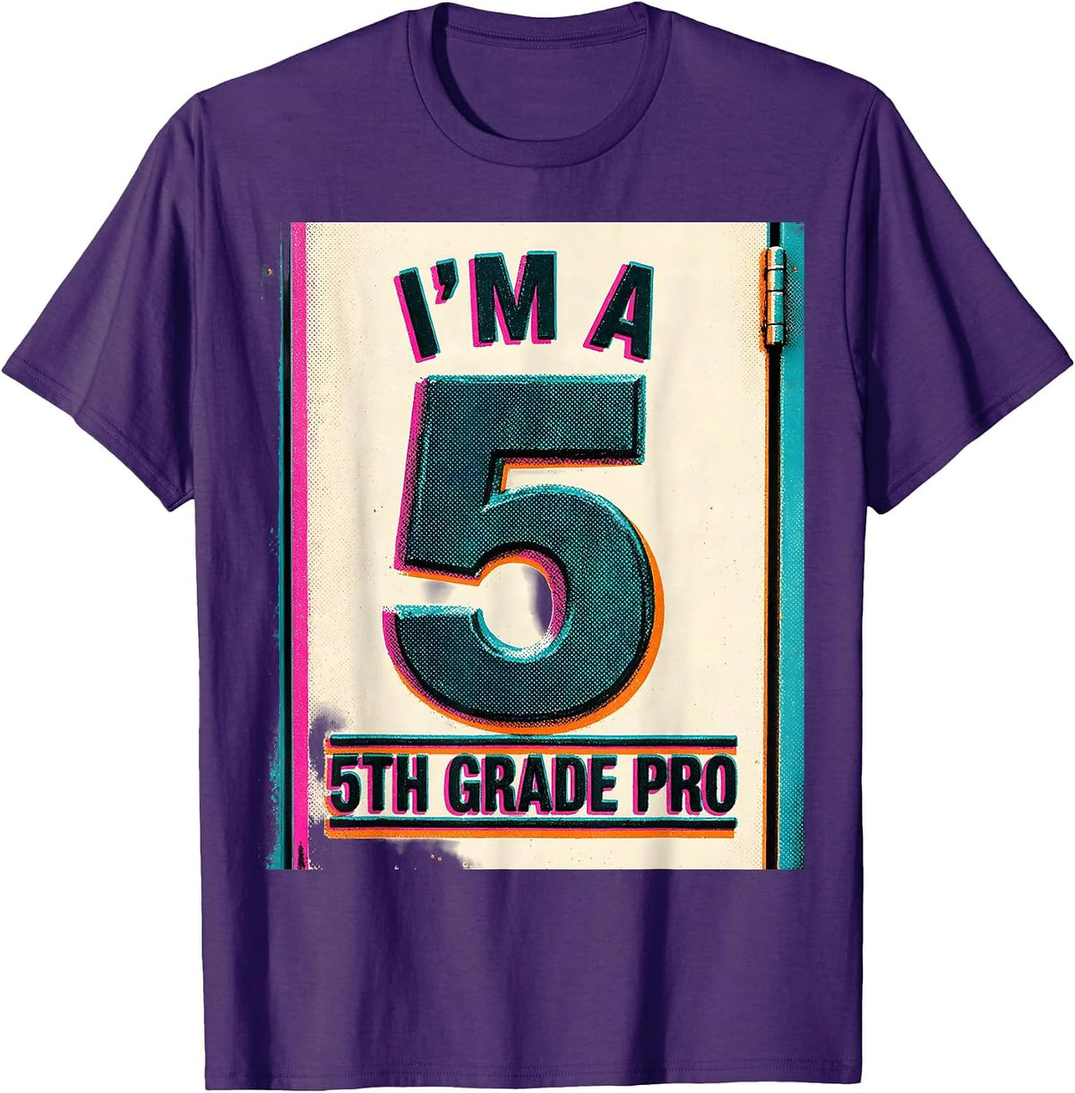 I’m A 5th Grade Pro Funny Back To School Student Teacher T-Shirt - Purple