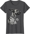 Women's Ask Me About My Great Dane Cute Dog Lover Gift T-Shirt - Dark Heather Grey