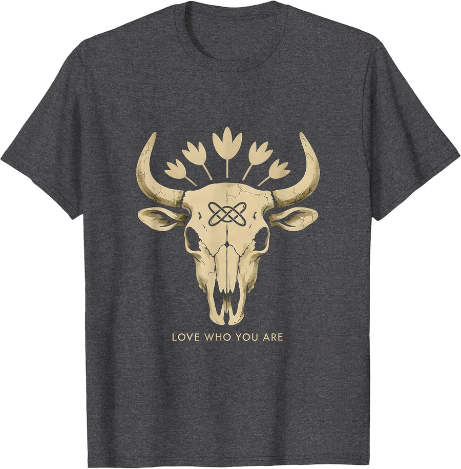 Men's Love Who You Are Autism Awareness Design T-Shirt - Dark Heather Grey