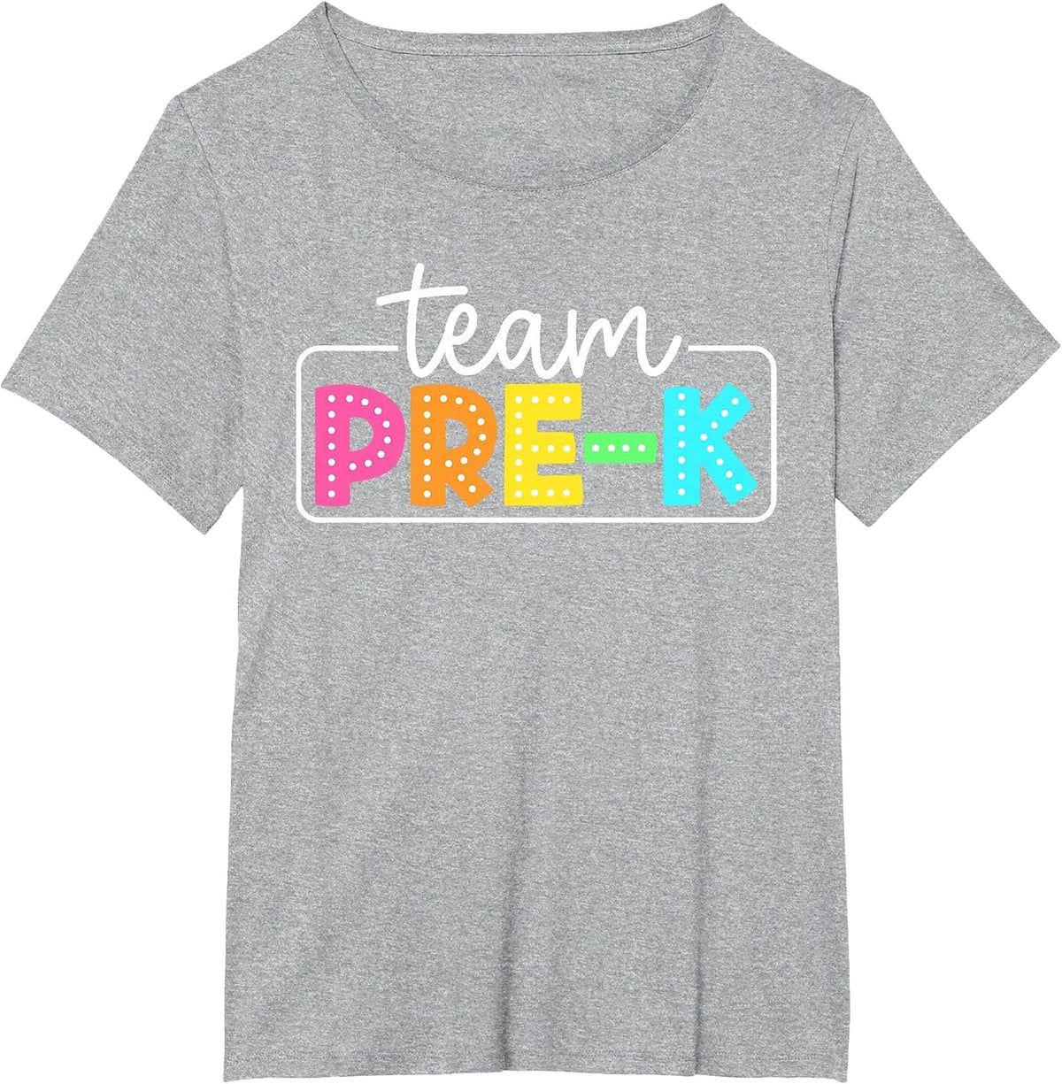 Team Pre-k Back to School Teachers Students T-Shirt - Heather Grey