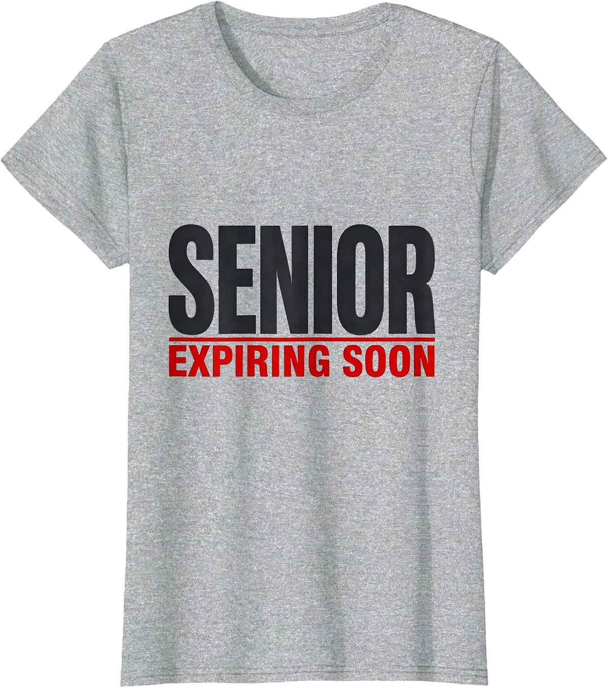 Senior Expiring Soon Funny College Student Gift T-Shirt - Heather Grey