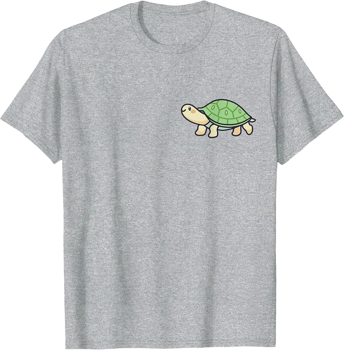 Turtle Animal Aesthetic Kawaii Lover Owner Cute T-Shirt - Heather Grey