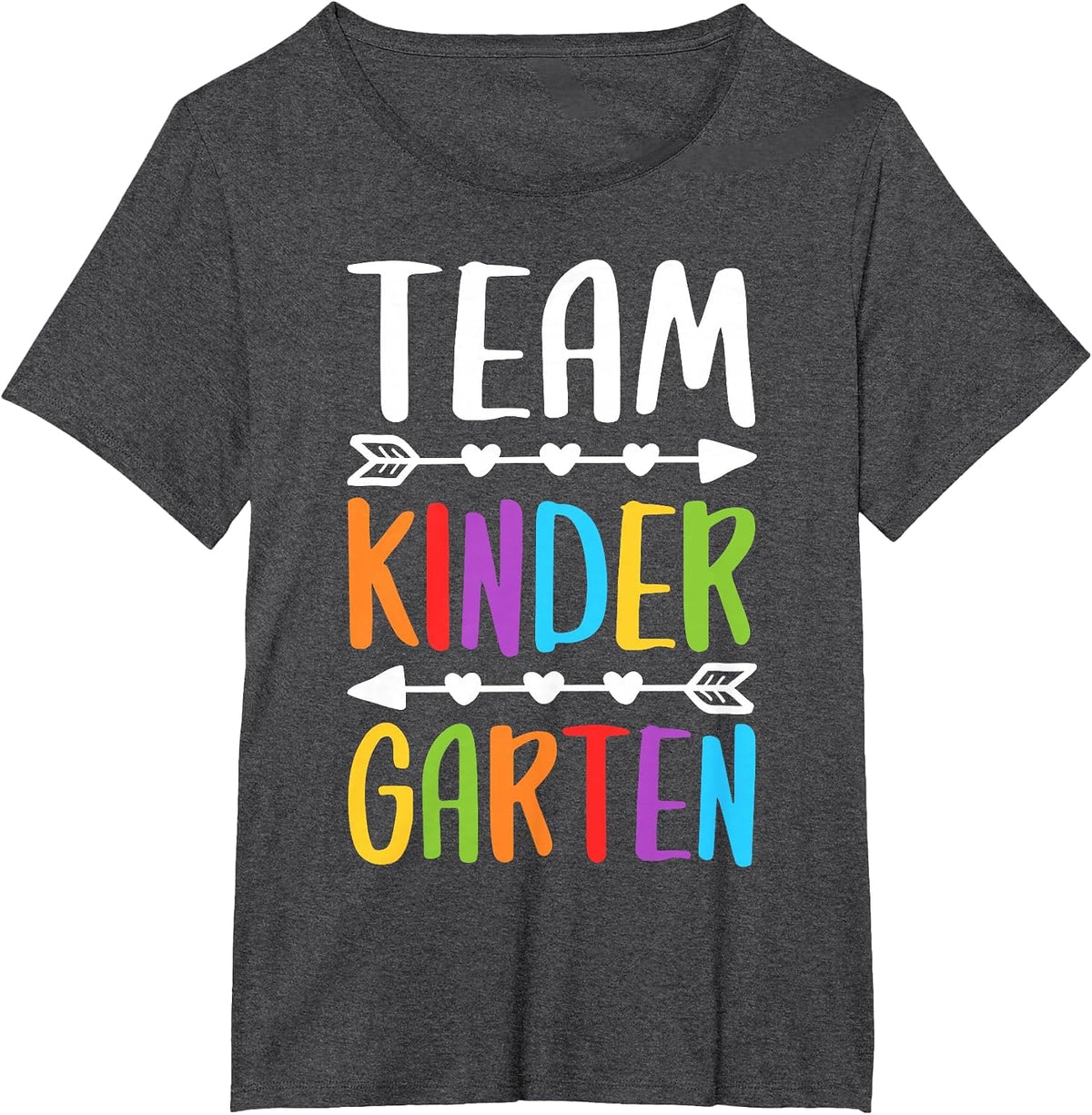 Team Kindergarten Shirt Boy Girl Teacher Back to School T-Shirt - Dark Heather Grey
