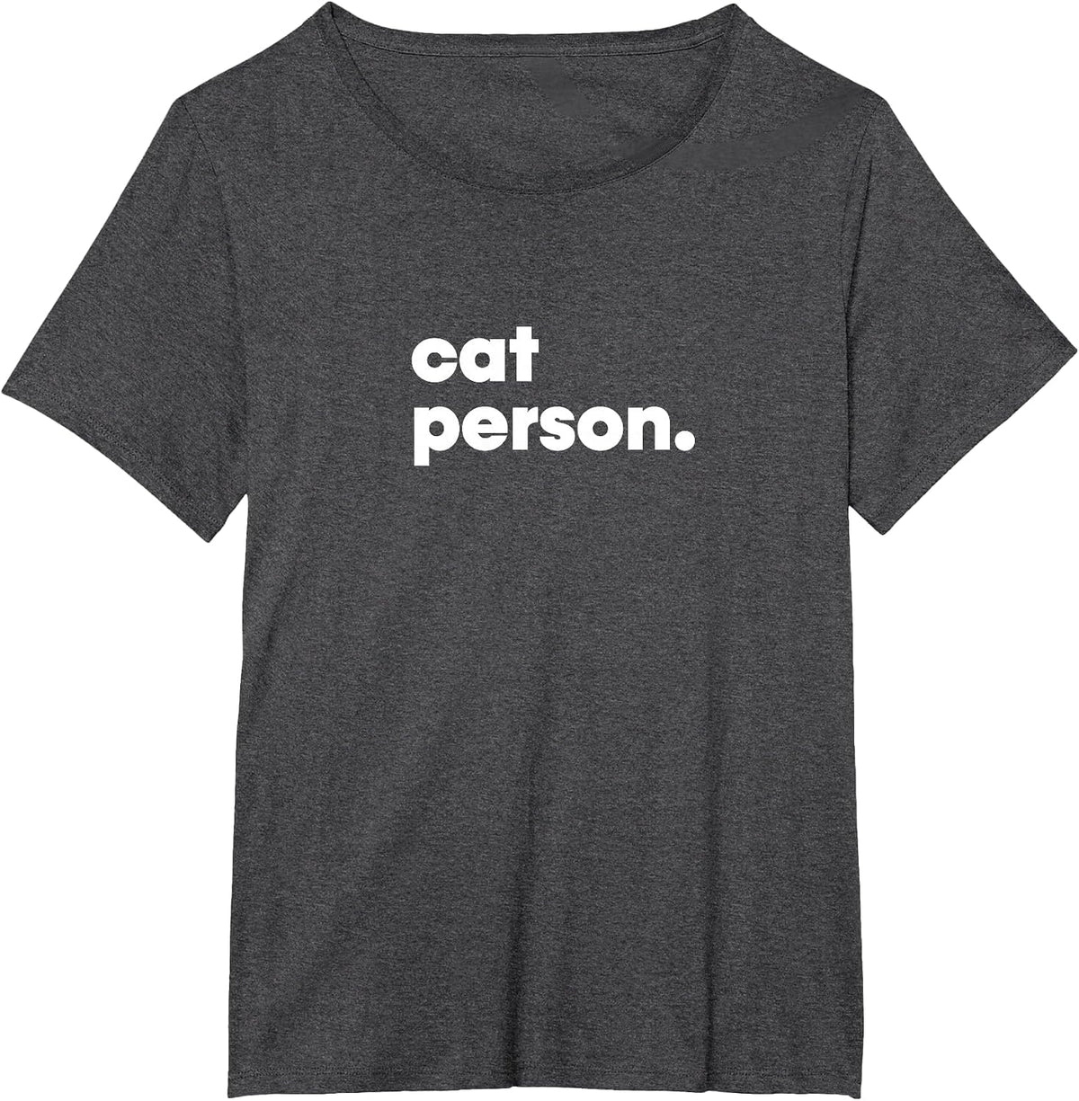Cat Person - Funny Cat T-Shirt - Dark Heather Grey