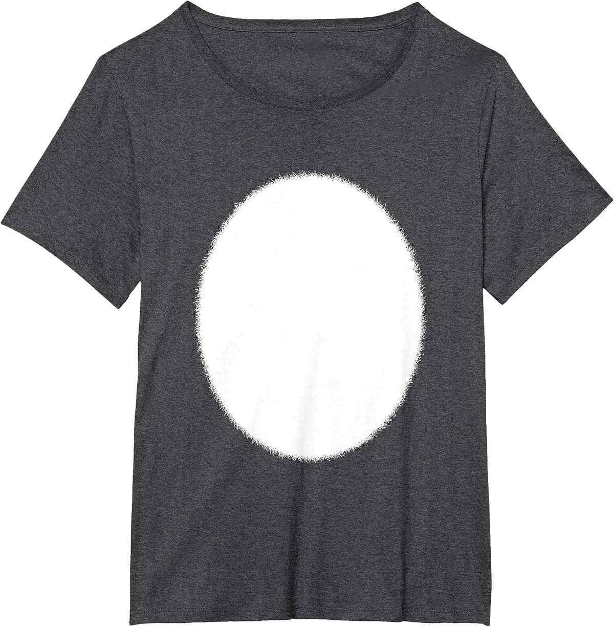 White Tummy Belly Cat Bunny Rabbit Deer Cosplay Costume T-Shirt - Dark Heather Grey