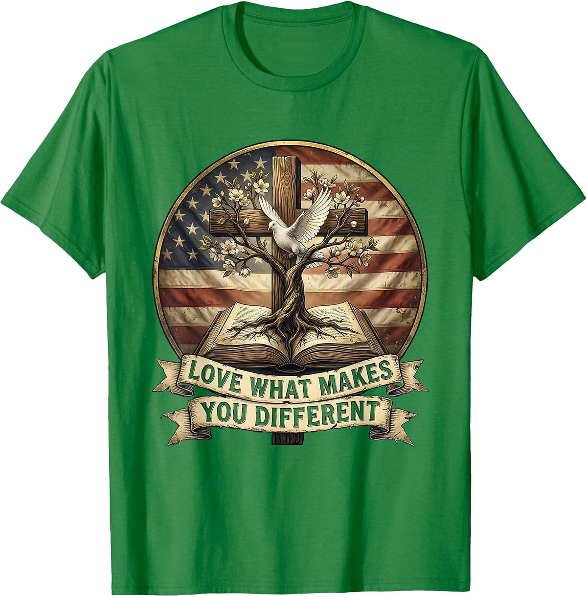 Men's Love What Makes You Different Special Ed Teacher T-Shirt - Kelly Green
