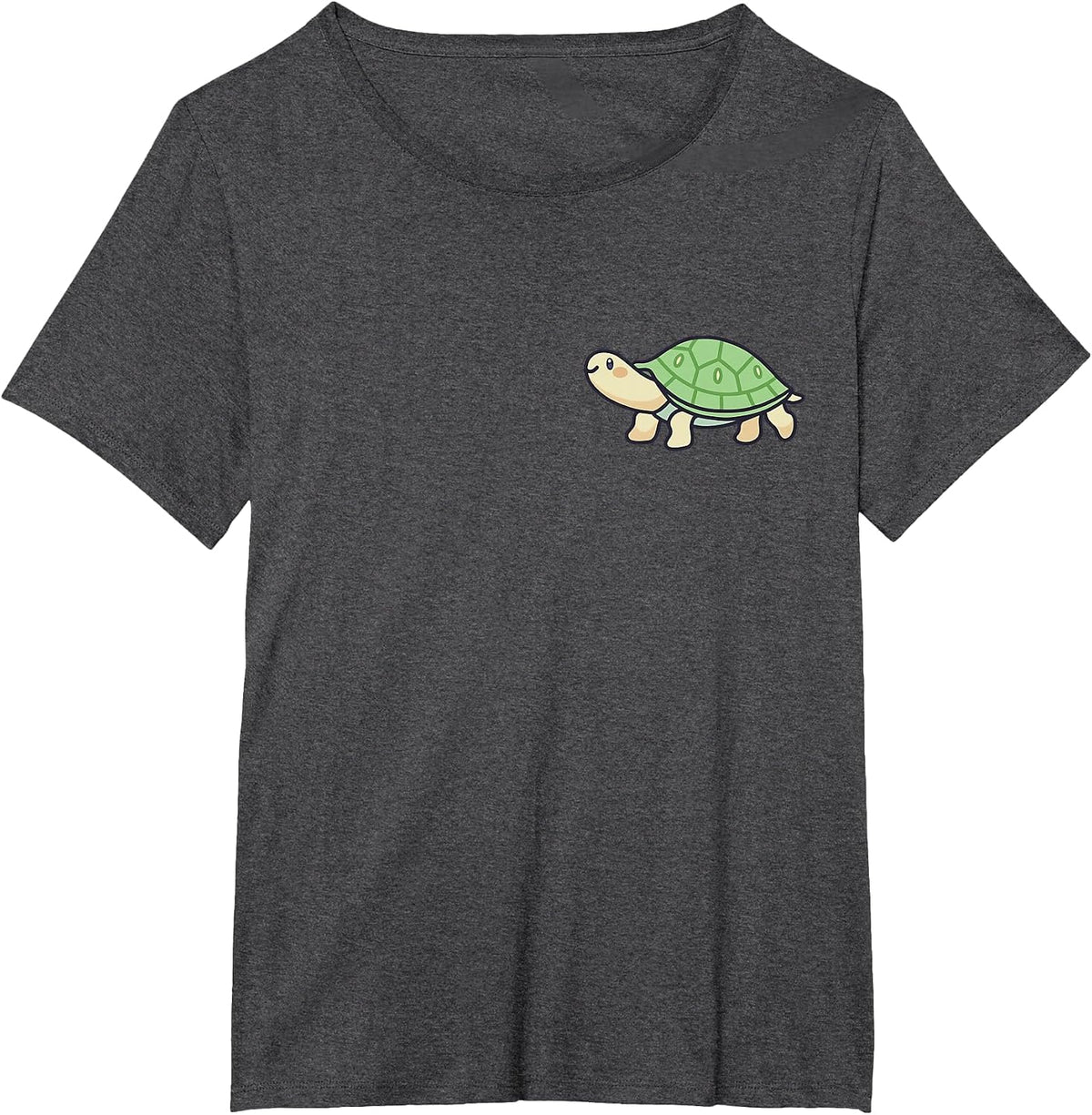 Turtle Animal Aesthetic Kawaii Lover Owner Cute T-Shirt - Dark Heather Grey