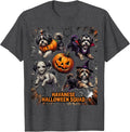 Havanese Halloween Squad Comic Book Dog Breed Costume T-Shirt, Men, Dark Heather Grey, X-Large - As Pictured