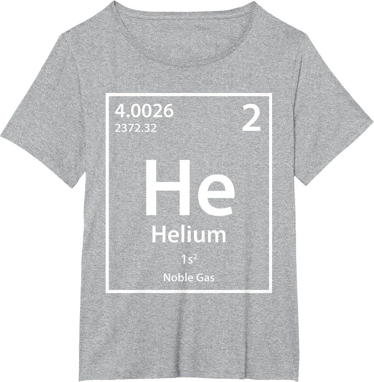 Helium Element (White) T-Shirt - Heather Grey