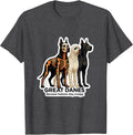 Men's Great Danes Because Humans Stay Creepy Halloween T-Shirt - Dark Heather Grey