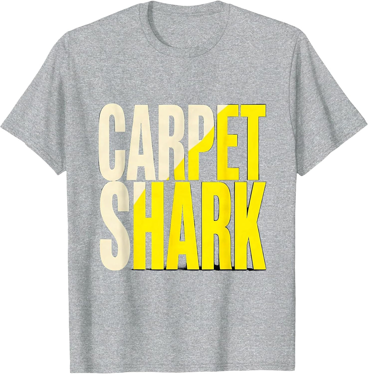 Men's Carpet Shark Funny Ferret Lover Gift Ferret Owner Humor T-Shirt - Heather Grey