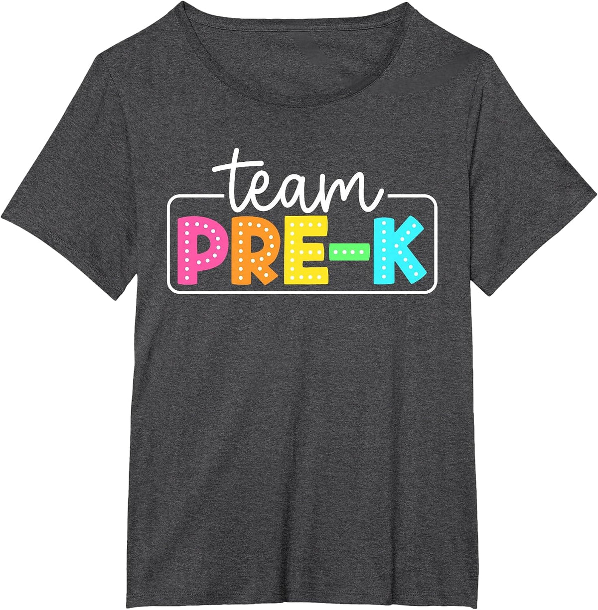 Team Pre-k Back to School Teachers Students T-Shirt - Dark Heather Grey
