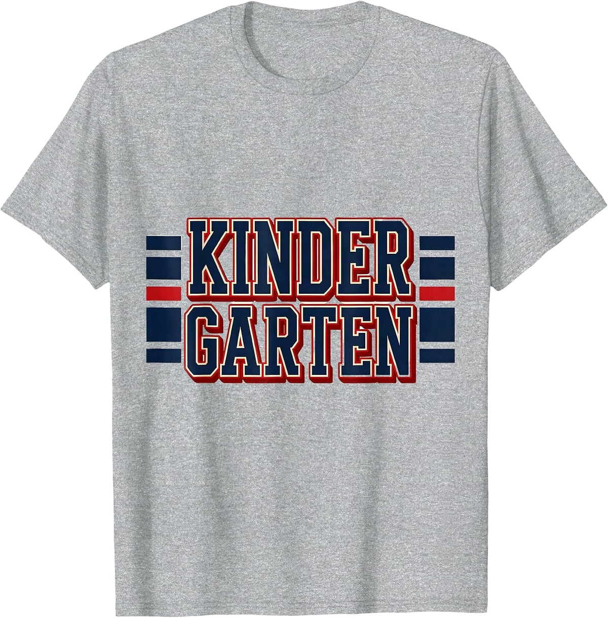 Men's Kindergarten Retro Grade-Level Teacher Back To School T-Shirt - Heather Grey