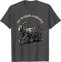 Men's Off To Create A Kerfuffle Whimsical Animal Meme Humor T-Shirt - Dark Heather Grey
