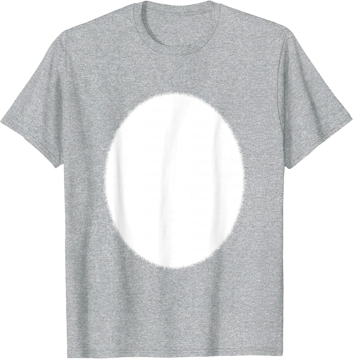 White Tummy Belly Cat Bunny Rabbit Deer Cosplay Costume T-Shirt - Heather Grey
