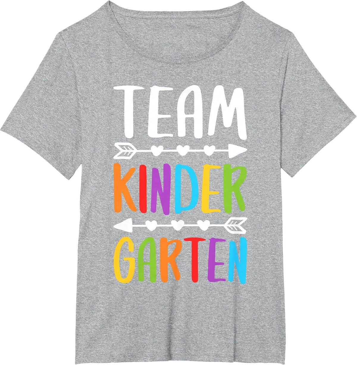 Team Kindergarten Shirt Boy Girl Teacher Back to School T-Shirt - Heather Grey