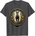 Men's Oktoberfest Mountain Goat Rocky Peak Illustration T-Shirt - Dark Heather Grey