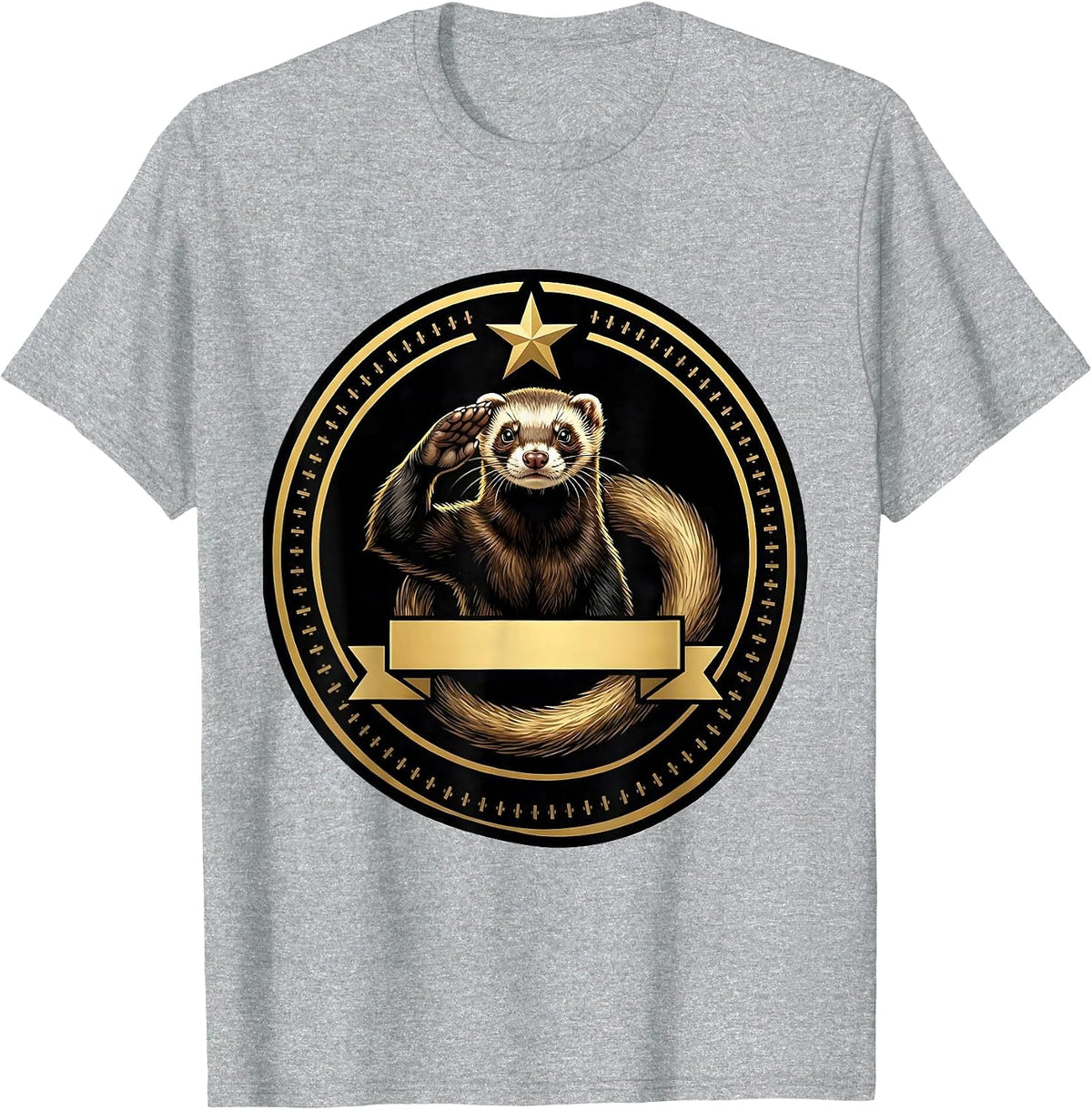 Men's Ferret Owner Seal Funny Pet Lover Gift T-Shirt - Heather Grey