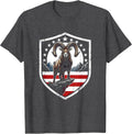 Men's Mountain Goat Cliff Ledge Freedom Long Sleeve T-Shirt - Dark Heather Grey