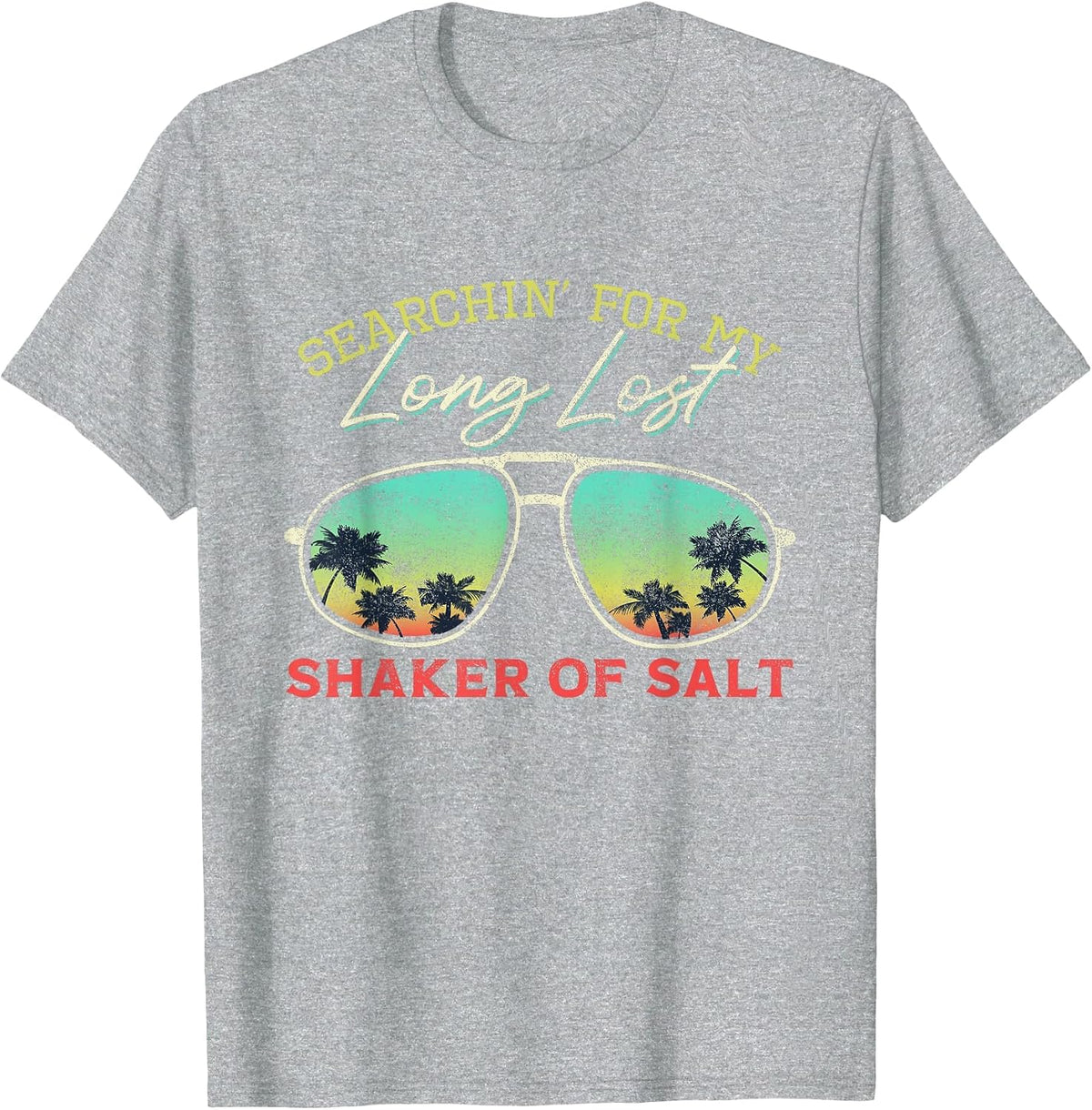 Funny Searching for My Long Lost Shaker of Salt Shaker T-Shirt - Heather Grey