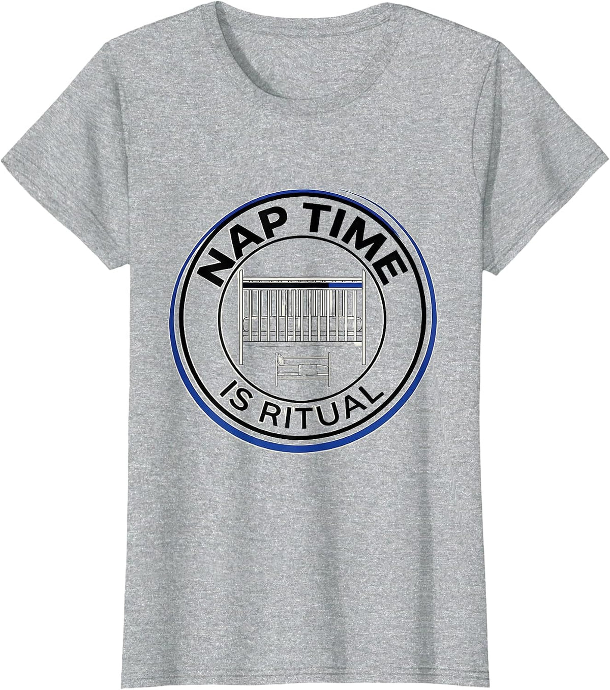 Women's Nap Time Is Ritual Swiss International Daycare Teacher T-Shirt - Heather Grey