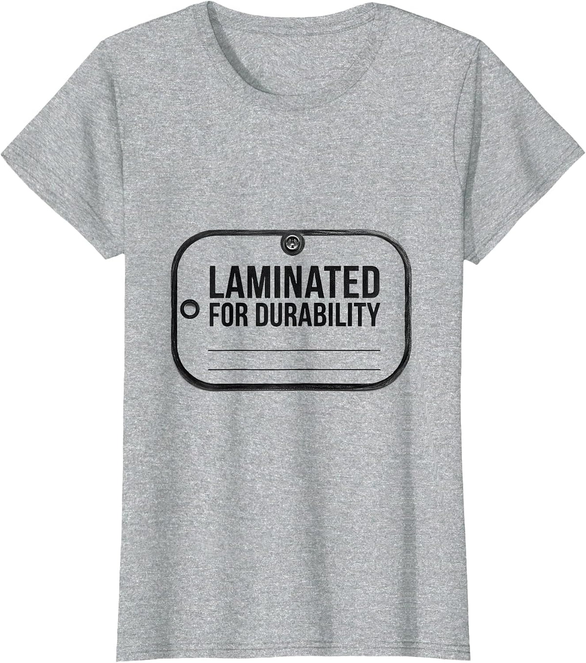 Women's Laminated For Durability Minimalist Special Education T-Shirt - Heather Grey