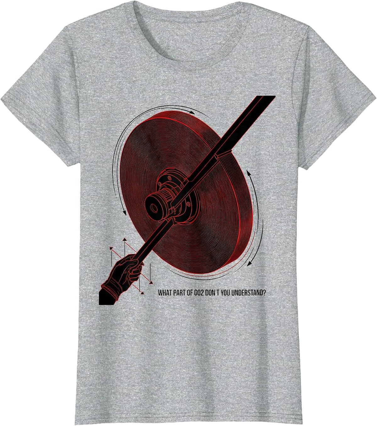 What Part Of G02 Don't You Understand? Cool CNC Machinist T-Shirt - Heather Grey