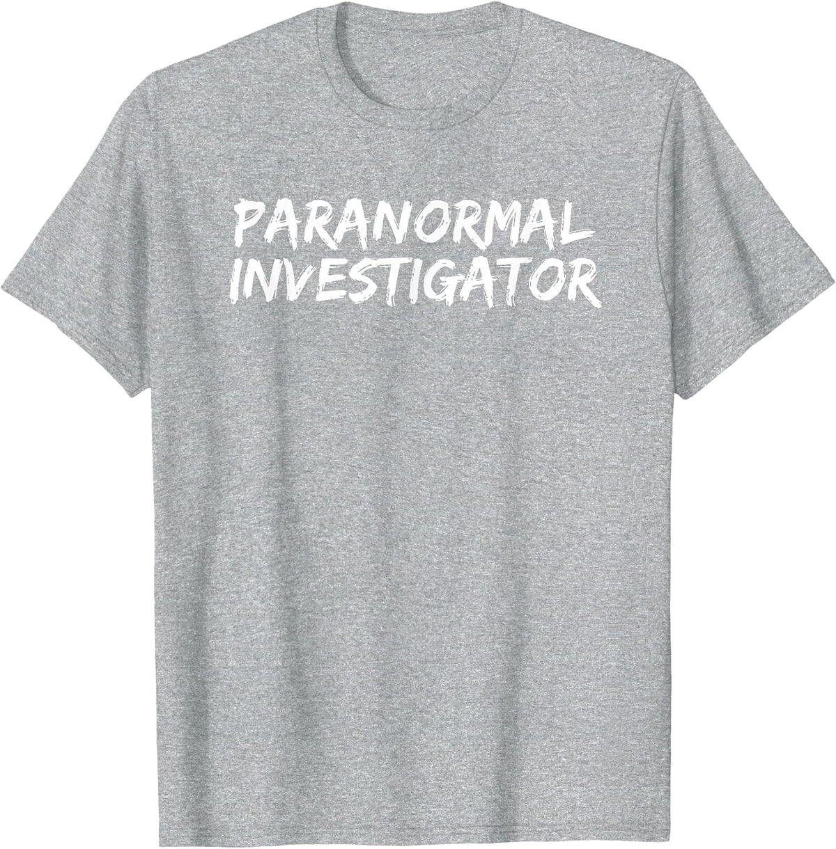 Paranormal Investigator Ghost Hunting EVP Halloween T-Shirt - Heather Grey