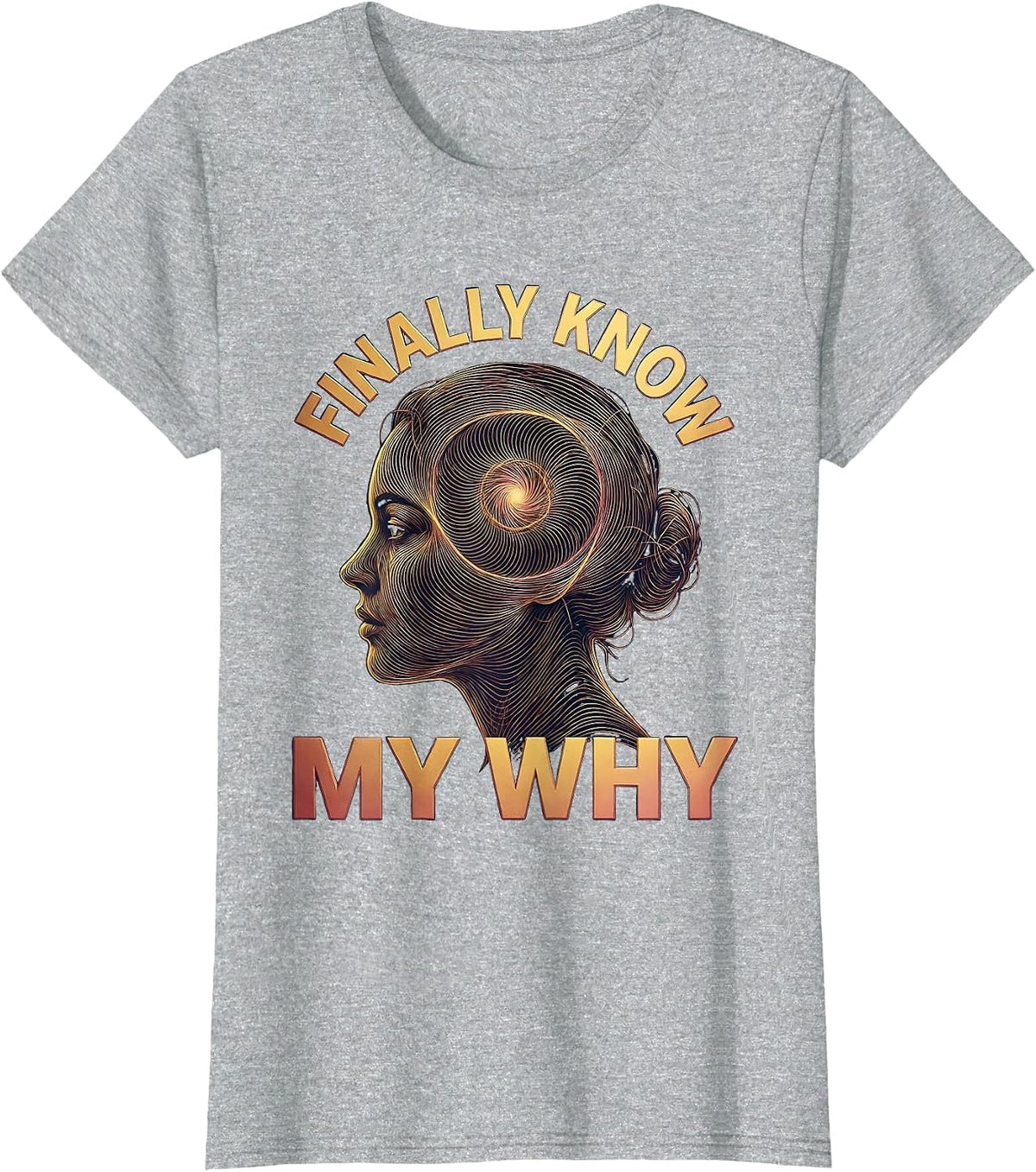 Finally Know My Why Autism Awareness Design T-Shirt - Heather Grey