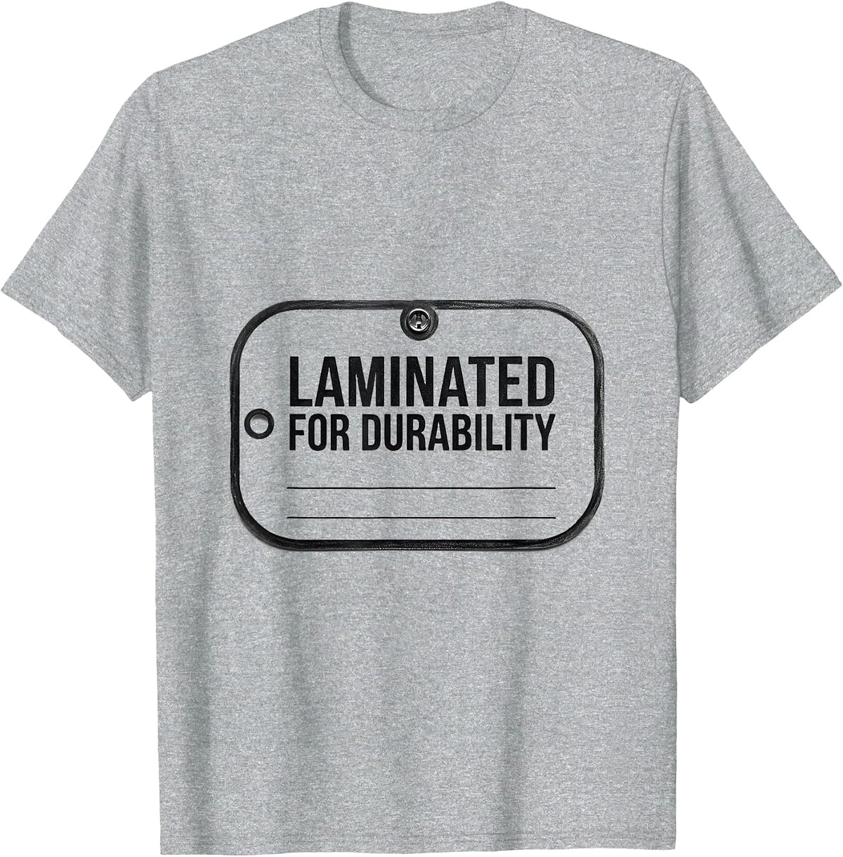 Men's Laminated For Durability Minimalist Special Education T-Shirt - Heather Grey